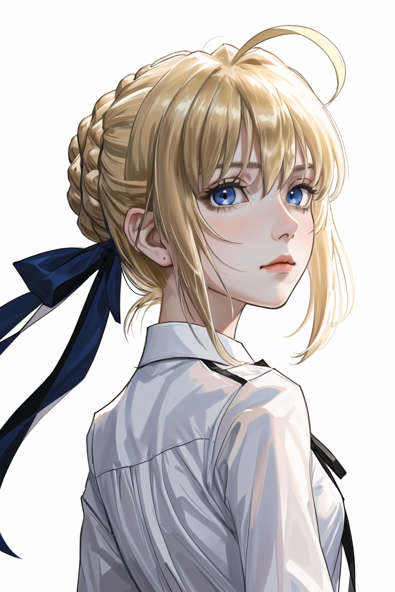 01816-3410255143-1girl, solo, artoria pendragon (fate), blonde hair, ribbon, looking at viewer, hair ribbon, saber, shirt, blue ribbon, bangs, si.png